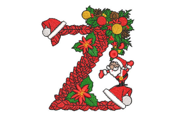 Christmas Z Review: A Festive Letter for Holiday Embroidery