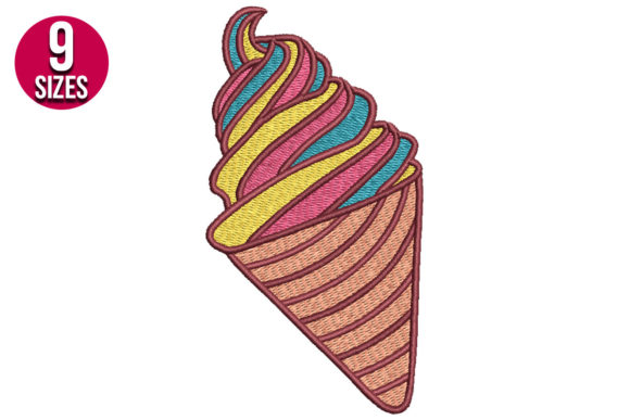 Cute Ice Cream Cone: A Sweet Review for Embroidery Pros