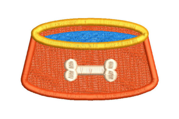 Dog Food Dish: A Festive Embroidery Gem for Holiday Gifts