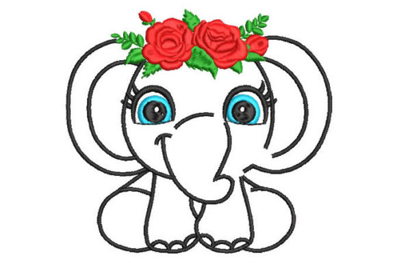 Elephant with Roses: A Seasonal Embroidery Review
