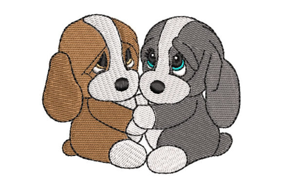 Puppies in Love: A Heartwarming Holiday Embroidery Review