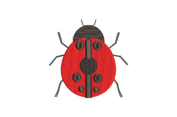 Red Ladybug: A Charming Machine Embroidery Design Review