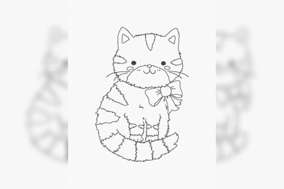 Review: Cartoon Cat Line Art for Boutique Sweatshirts