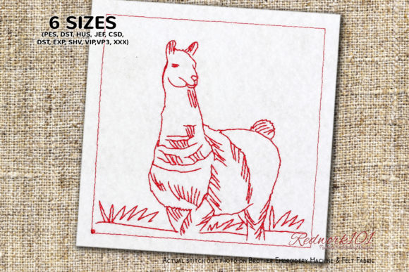 Review: Standing Llama in the Field for Modern Stitchers
