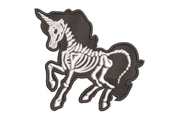 Unicorn Skull: A Spooky-Sweet Embroidery Review