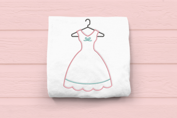 Vintage Dress on Hanger Outline: A Designer's Review
